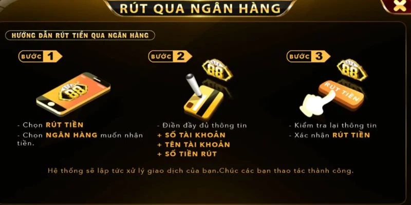 Quy trình rút tiền thắng cược đơn giản cho anh em